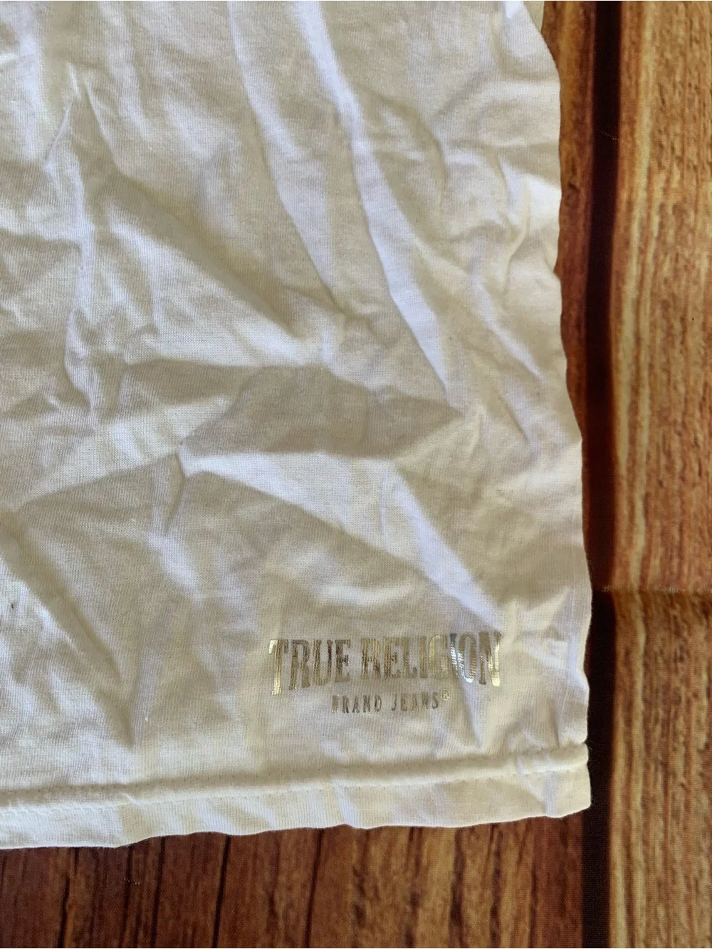 NEW True Religion Men's Short Sleeve Crew Neck 3 Pack White T-Shirts Size: XL
